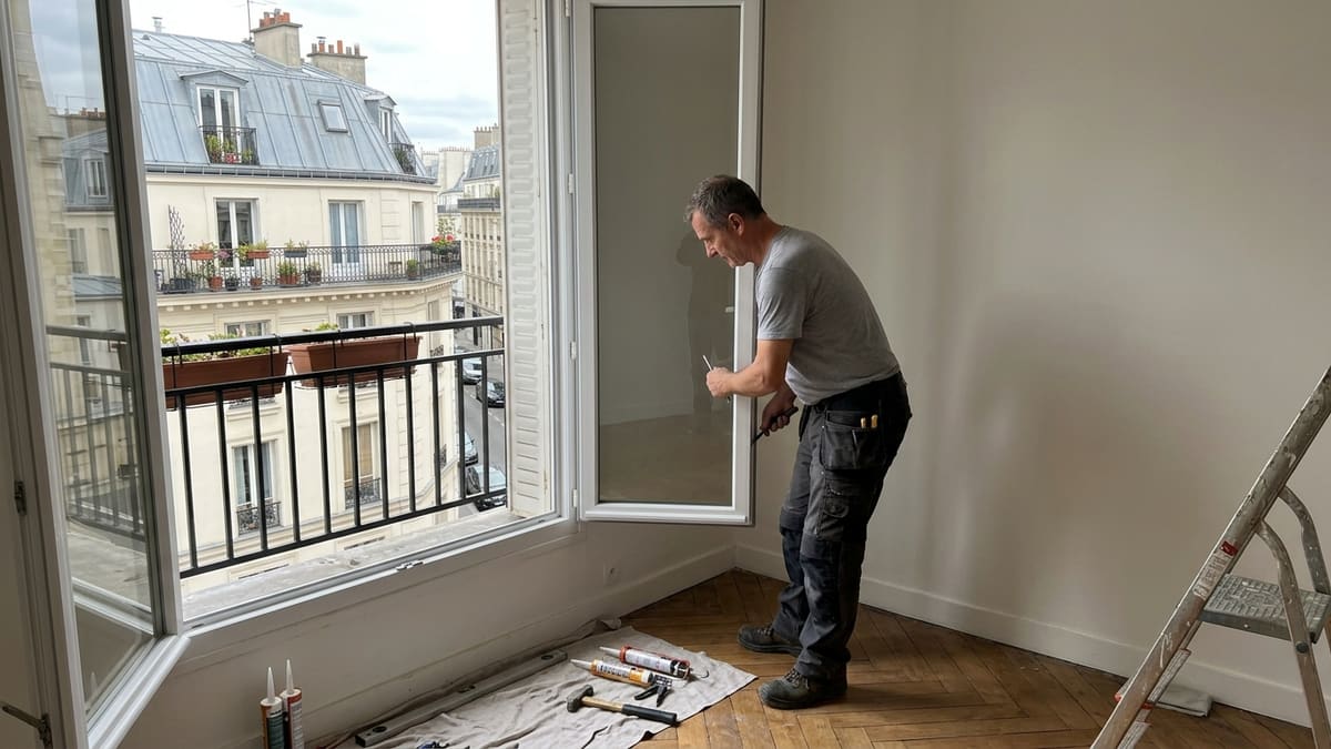 Un artisan spécialisé dans l'installation de fenêtres en France